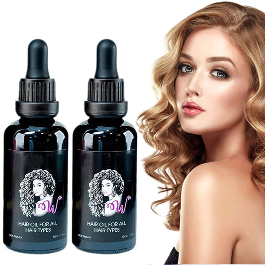 Windy Hair Oil Treatment, Hair Oil for All Hair Types, Natural Hair Oil for Curly Frizzy Damaged Dry Hair (1PCS)